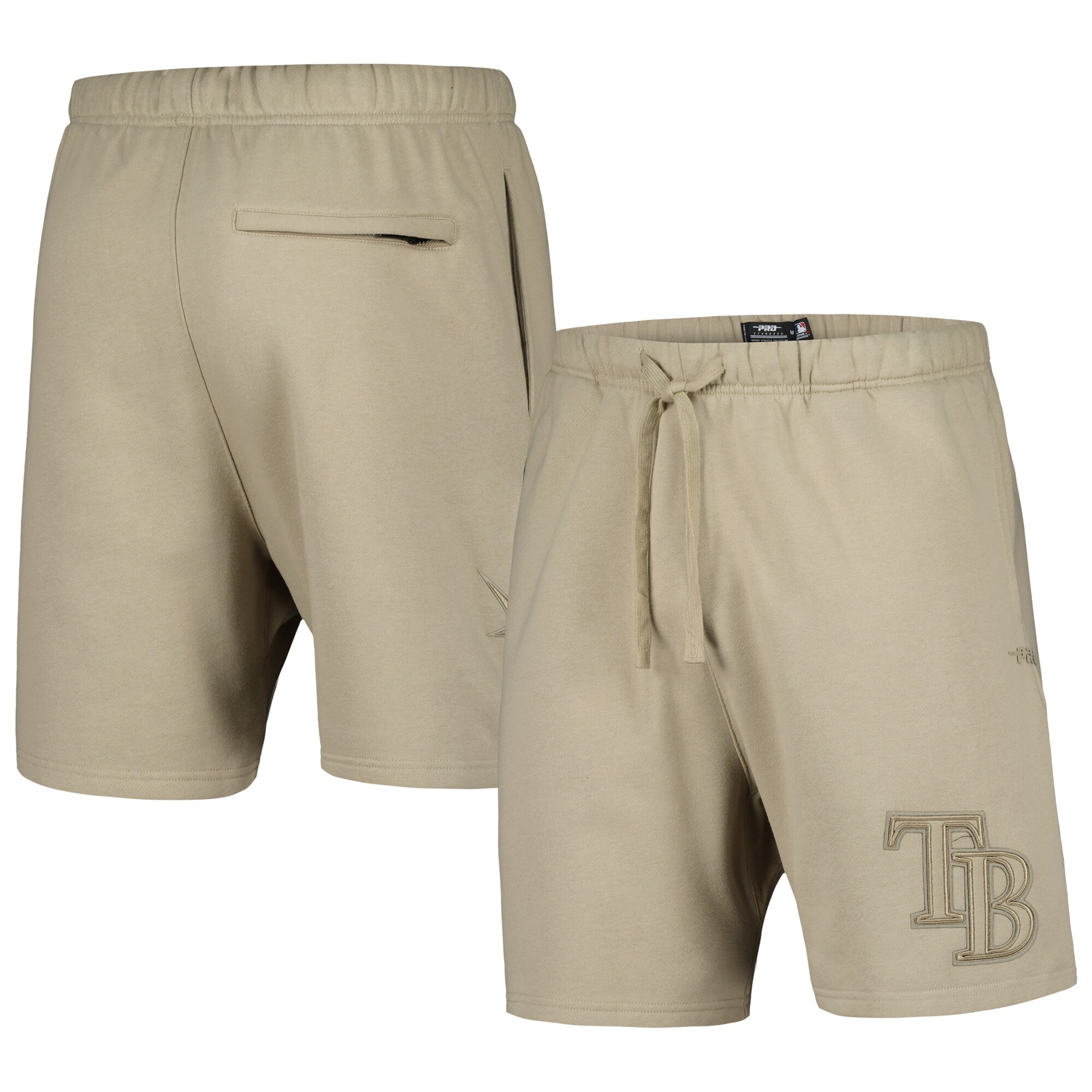 Men's Tampa Bay Rays Pro Standard Pewter Neutral Fleece Shorts