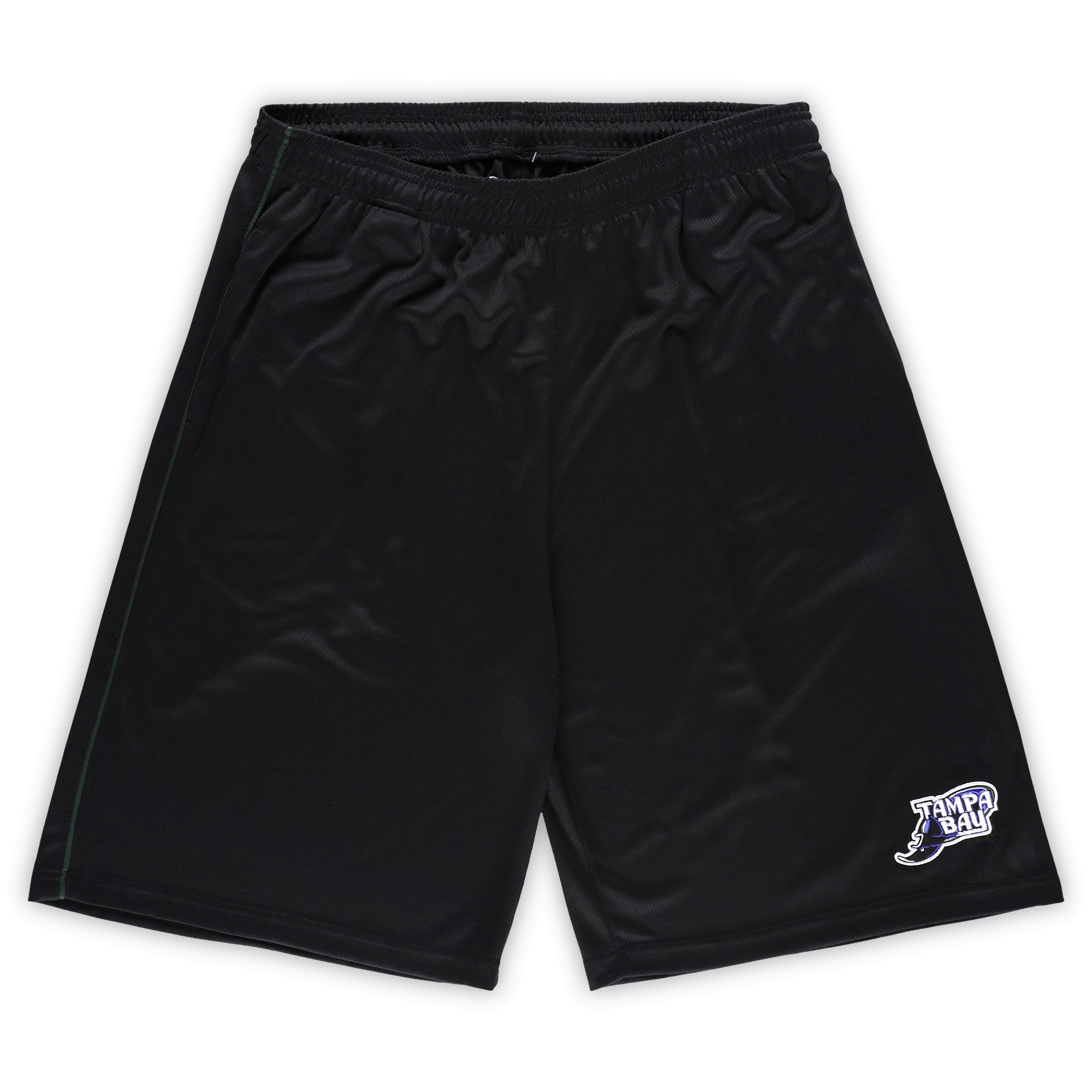 Men's Tampa Bay Rays Profile Black Big & Tall Mesh Shorts