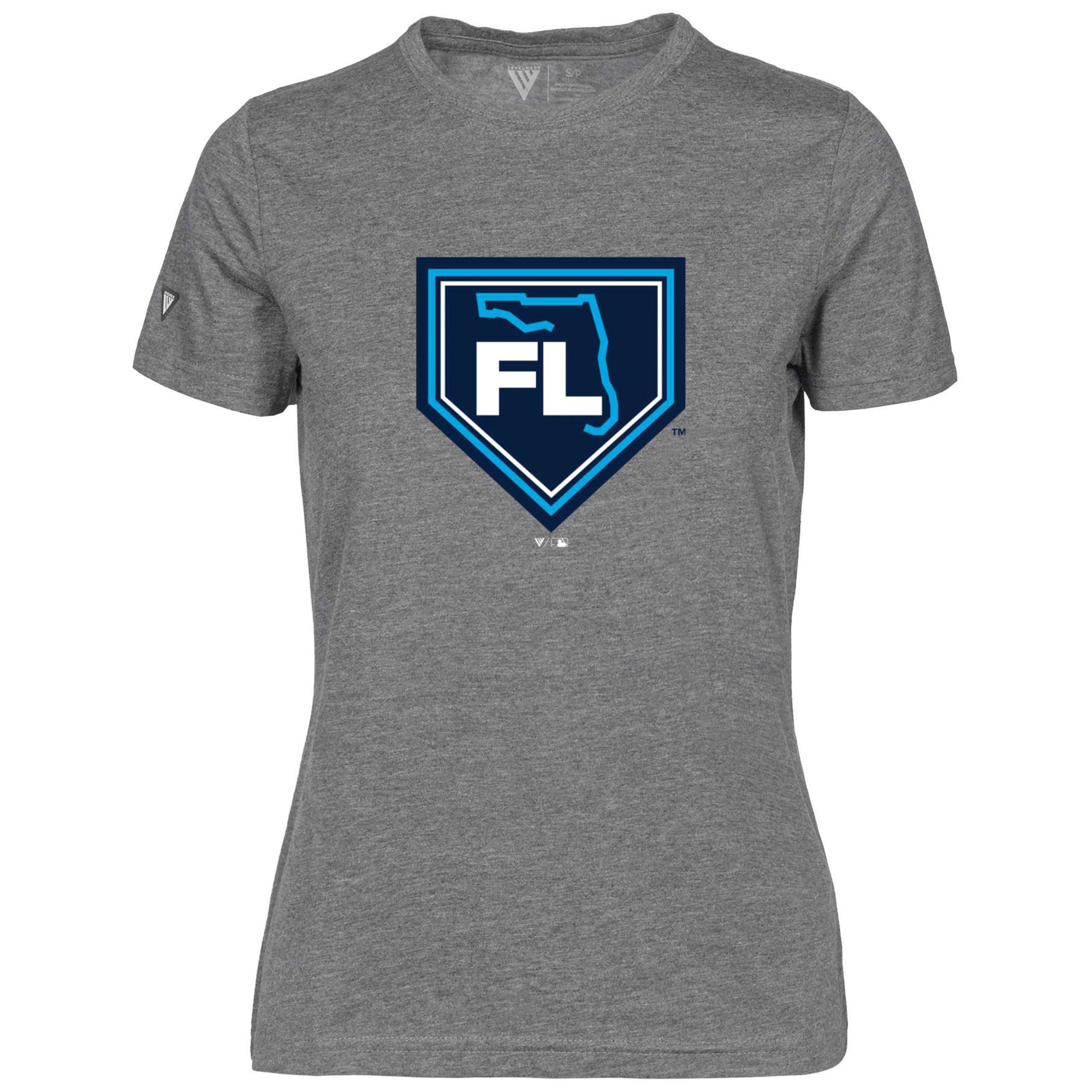 Women's Grapefruit League Levelwear Gray 2024 Spring Training Florida Maddox T-Shirt