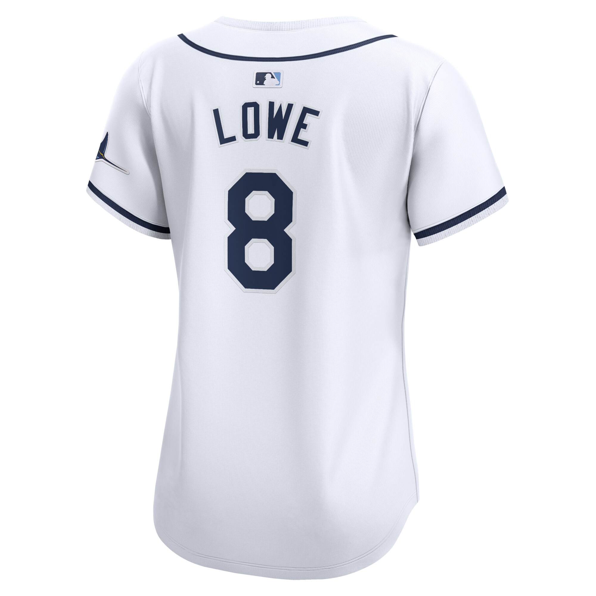 Women's Tampa Bay Rays Brandon Lowe Nike White Home Limited Player Jersey - Image 3
