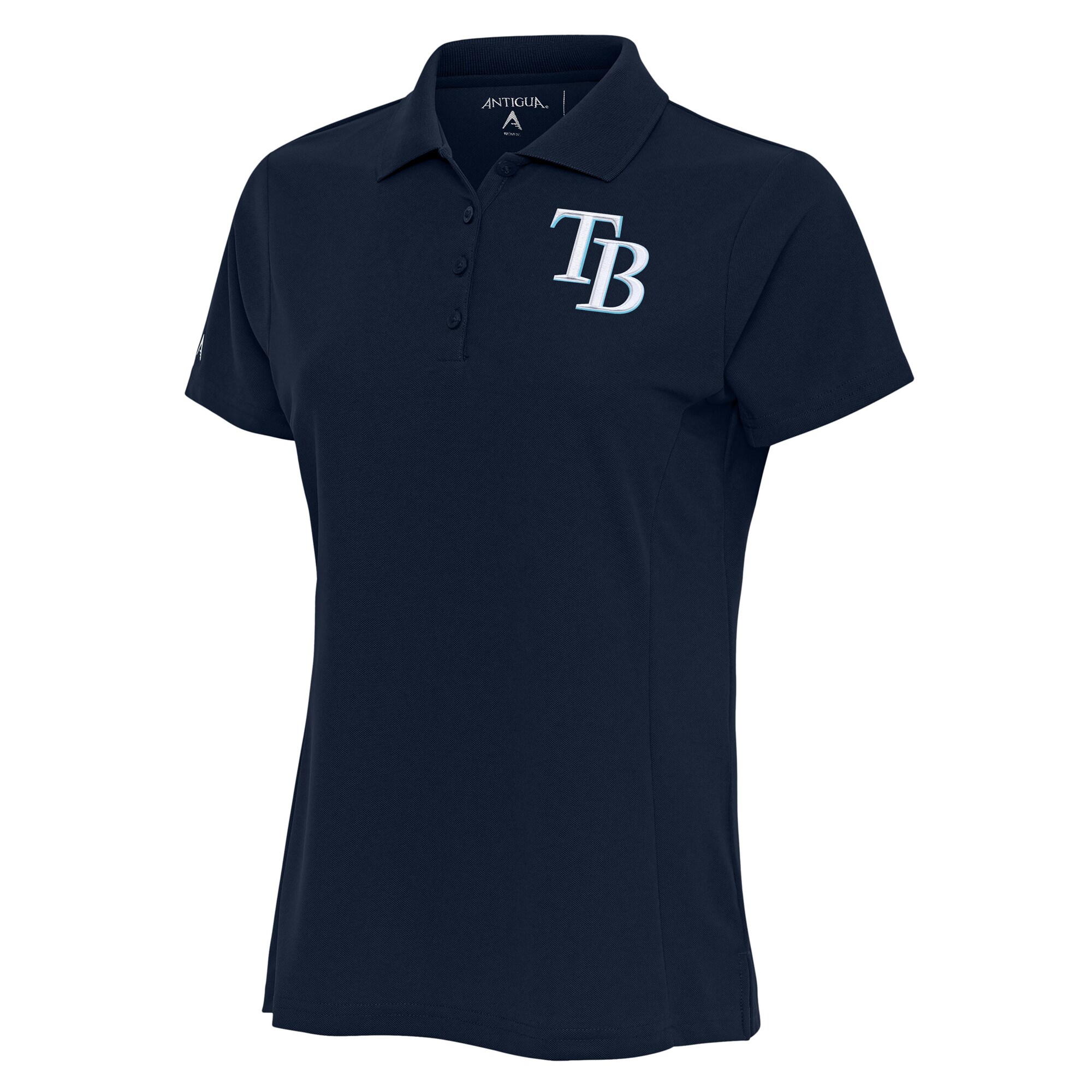 Women's Tampa Bay Rays Antigua Navy Logo Legacy Pique Polo
