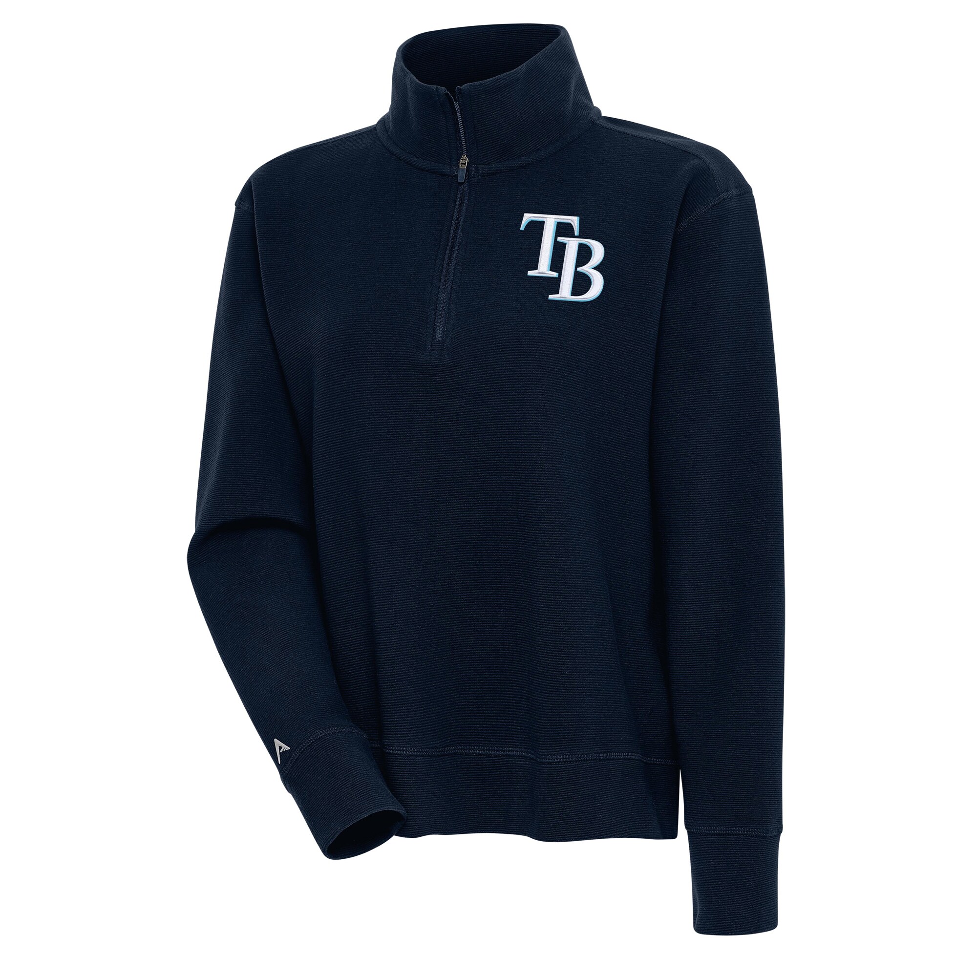 Women's Tampa Bay Rays  Antigua Navy Portal Quarter-Zip Pullover Top