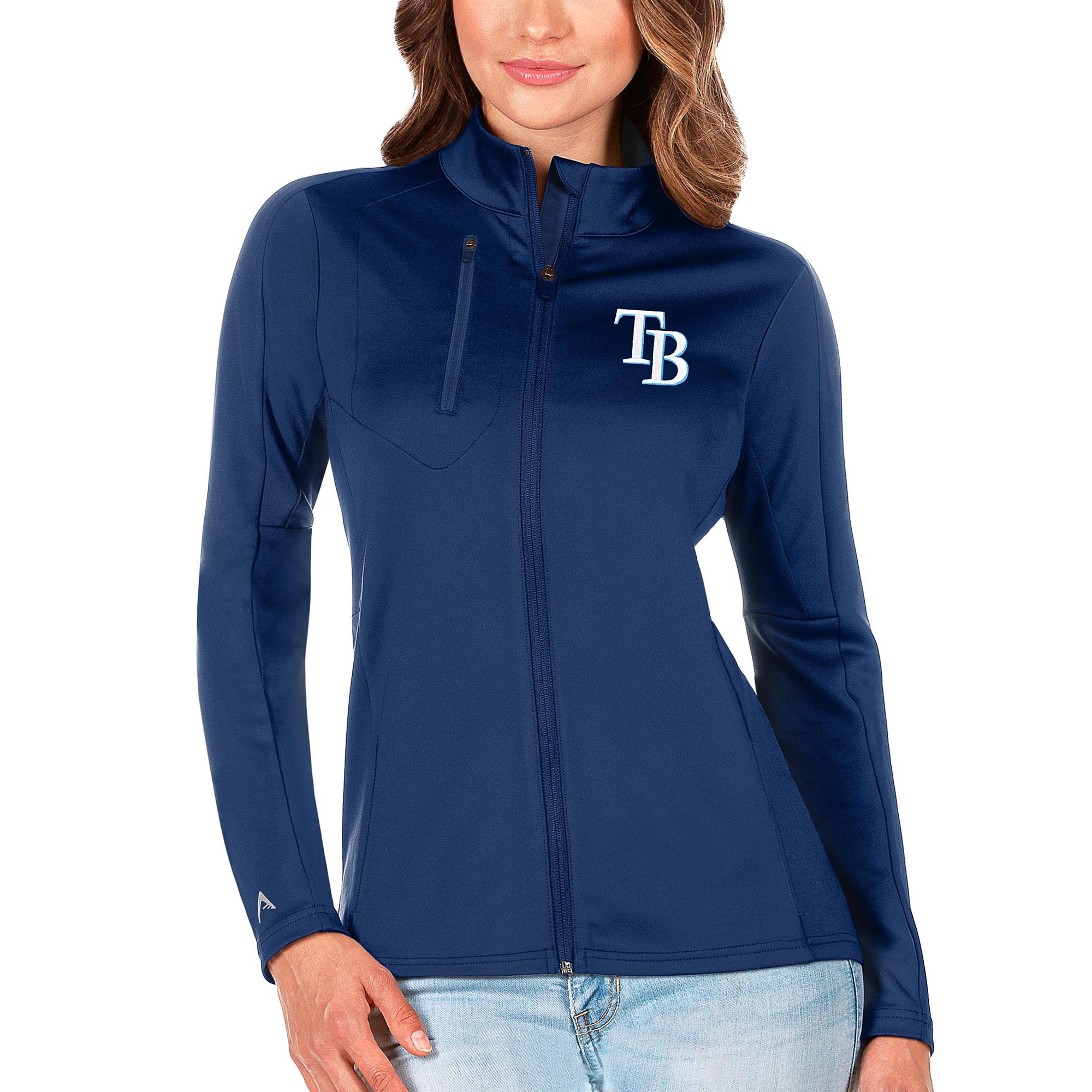 Women's Tampa Bay Rays Antigua Royal Generation Full-Zip Jacket