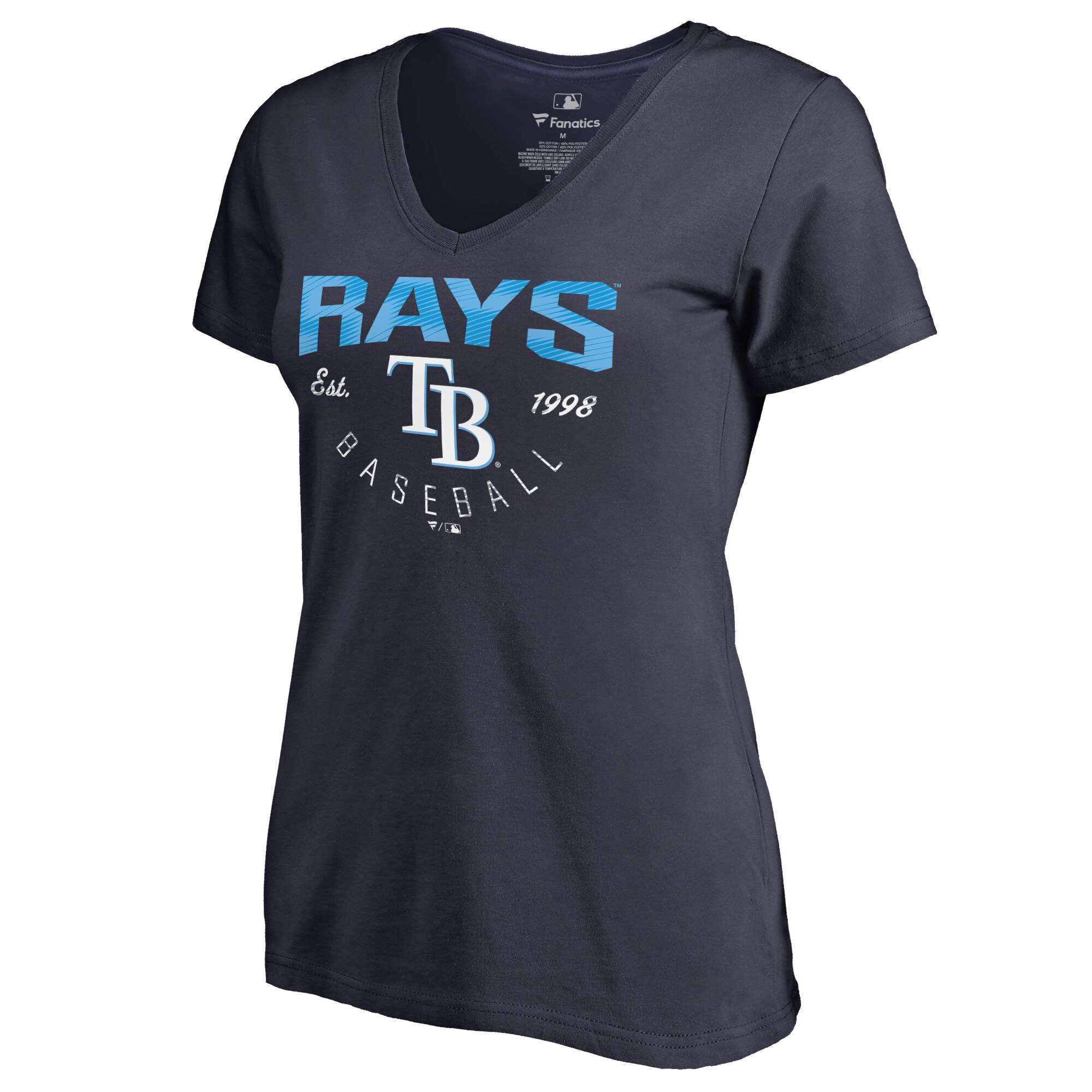 Women's Tampa Bay Rays  Branded Navy Live For It T-Shirt