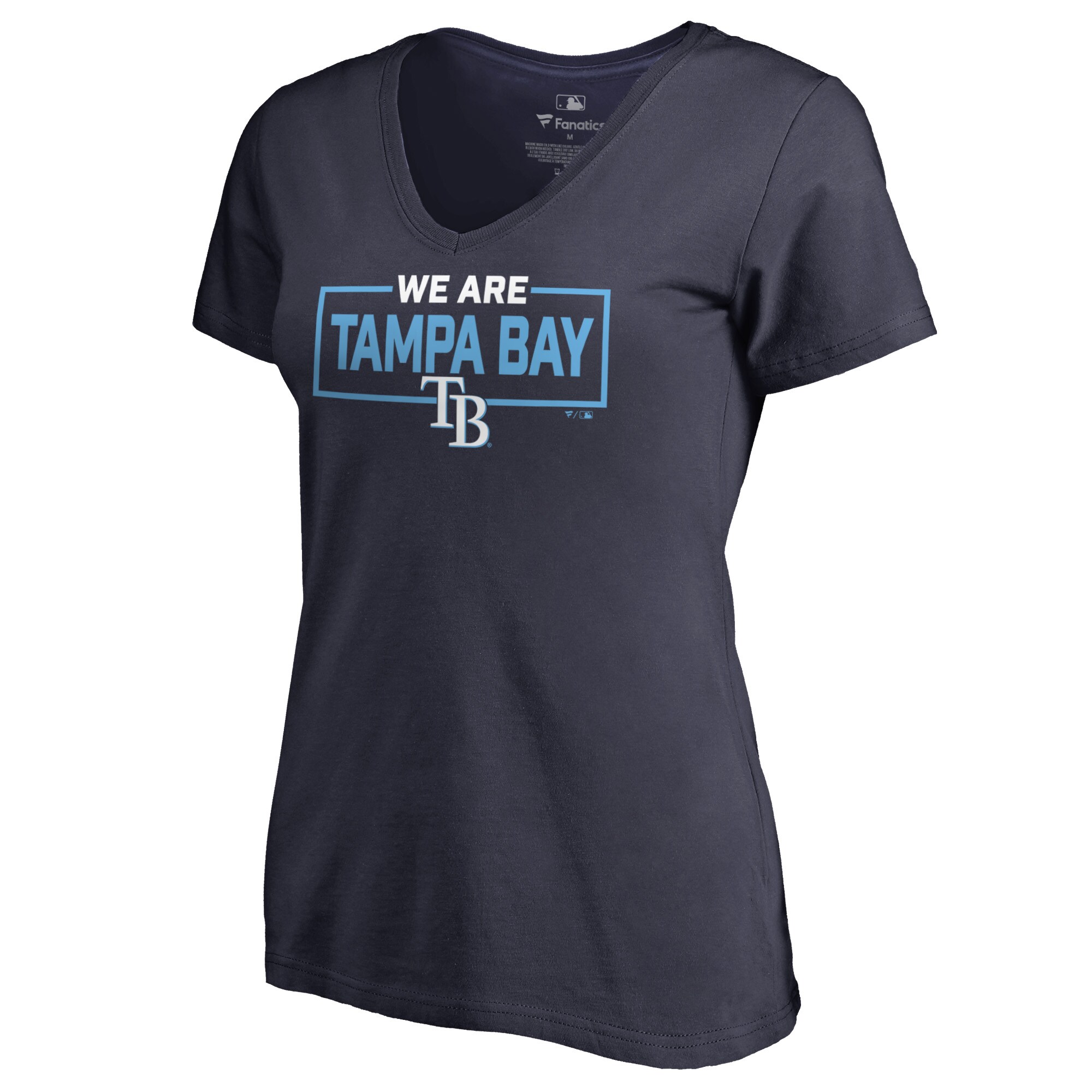 Women's Tampa Bay Rays  Branded Navy We Are Icon V-Neck T-Shirt