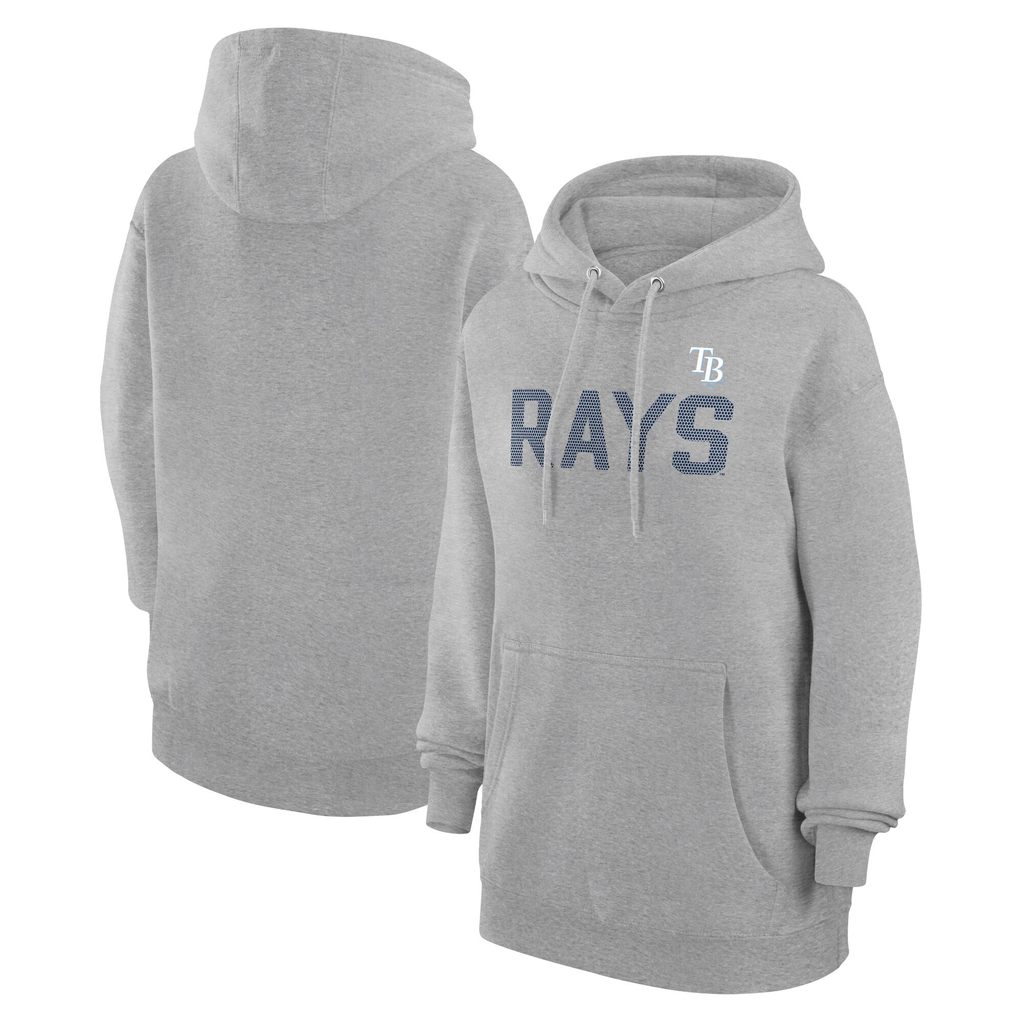 Women's Tampa Bay Rays  G-III 4Her by Carl Banks Gray Dot Print Pullover Hoodie