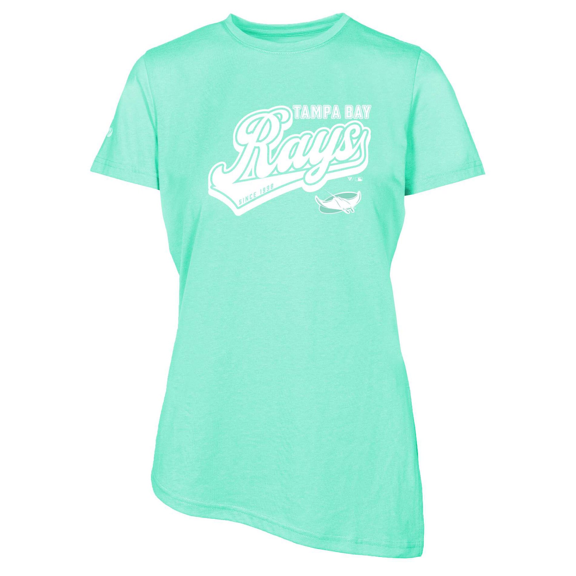 Women's Tampa Bay Rays  Levelwear Mint  Birch Sweep T-Shirt