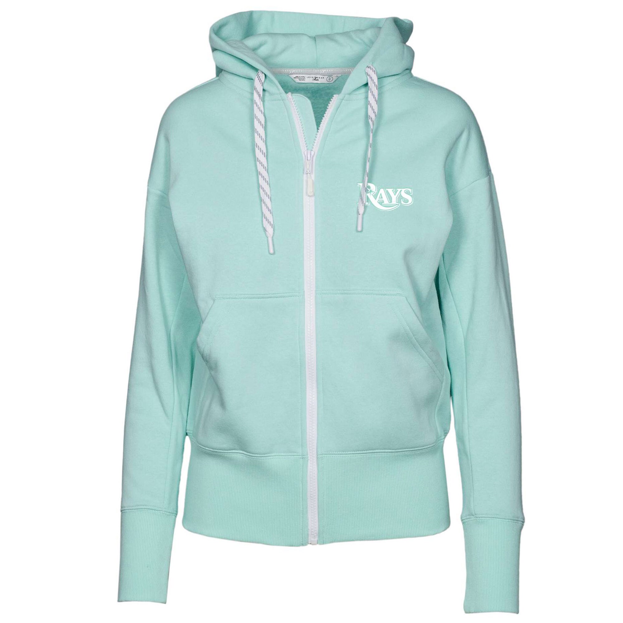 Women's Tampa Bay Rays  Levelwear Mint  Gardinia Core Full-Zip Hoodie