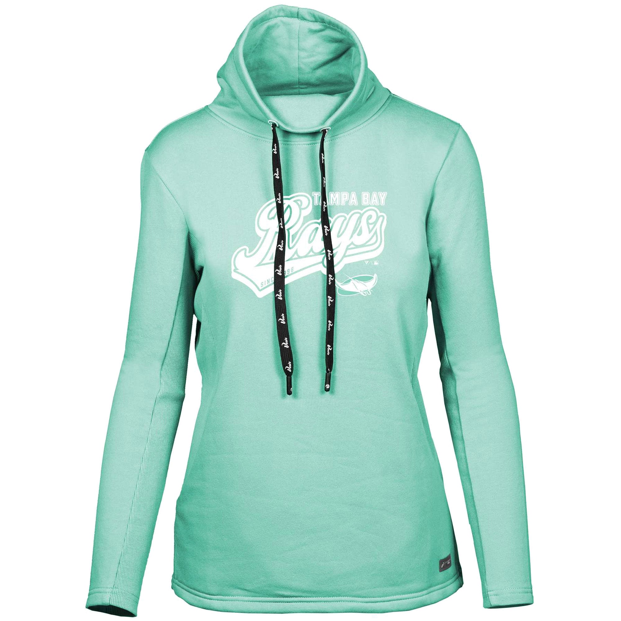 Women's Tampa Bay Rays  Levelwear Mint  Loop Sweep Pullover Sweatshirt