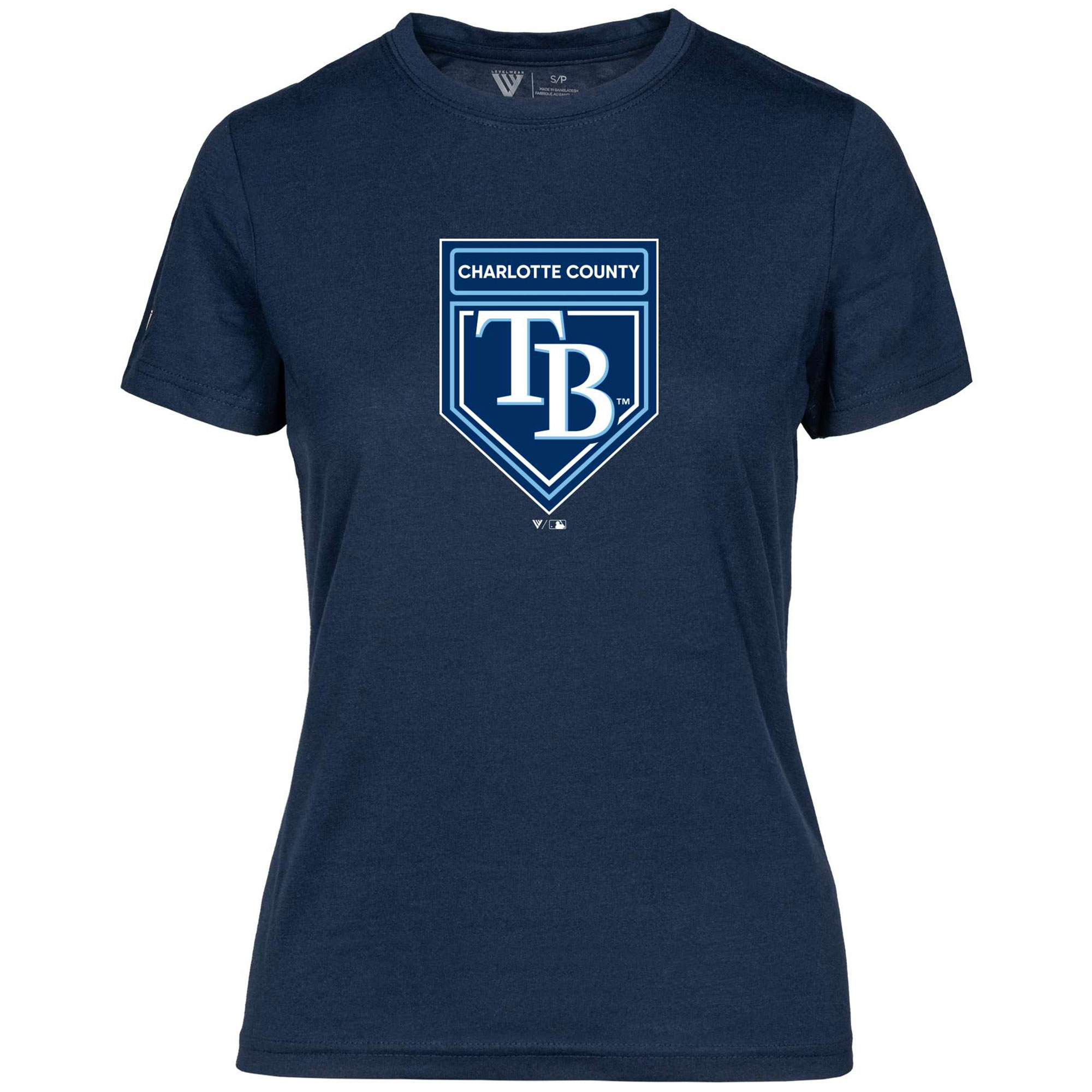 Women's Tampa Bay Rays Levelwear Navy 2024 Spring Training Maddox T-Shirt