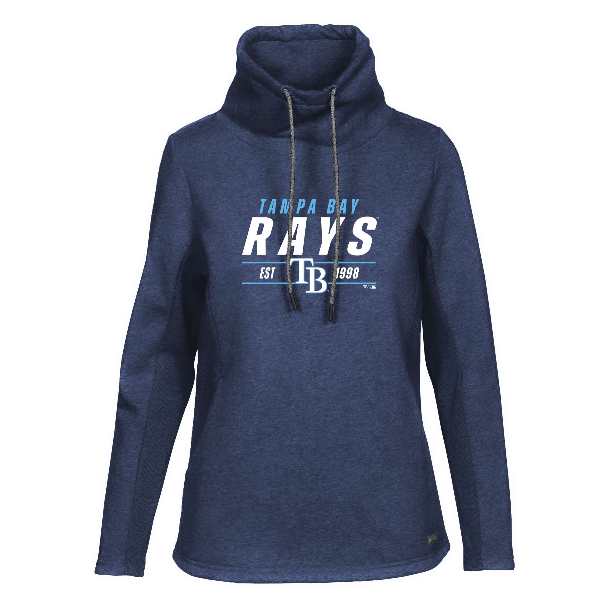 Women's Tampa Bay Rays  Levelwear Navy Verve Loop Pullover Sweatshirt