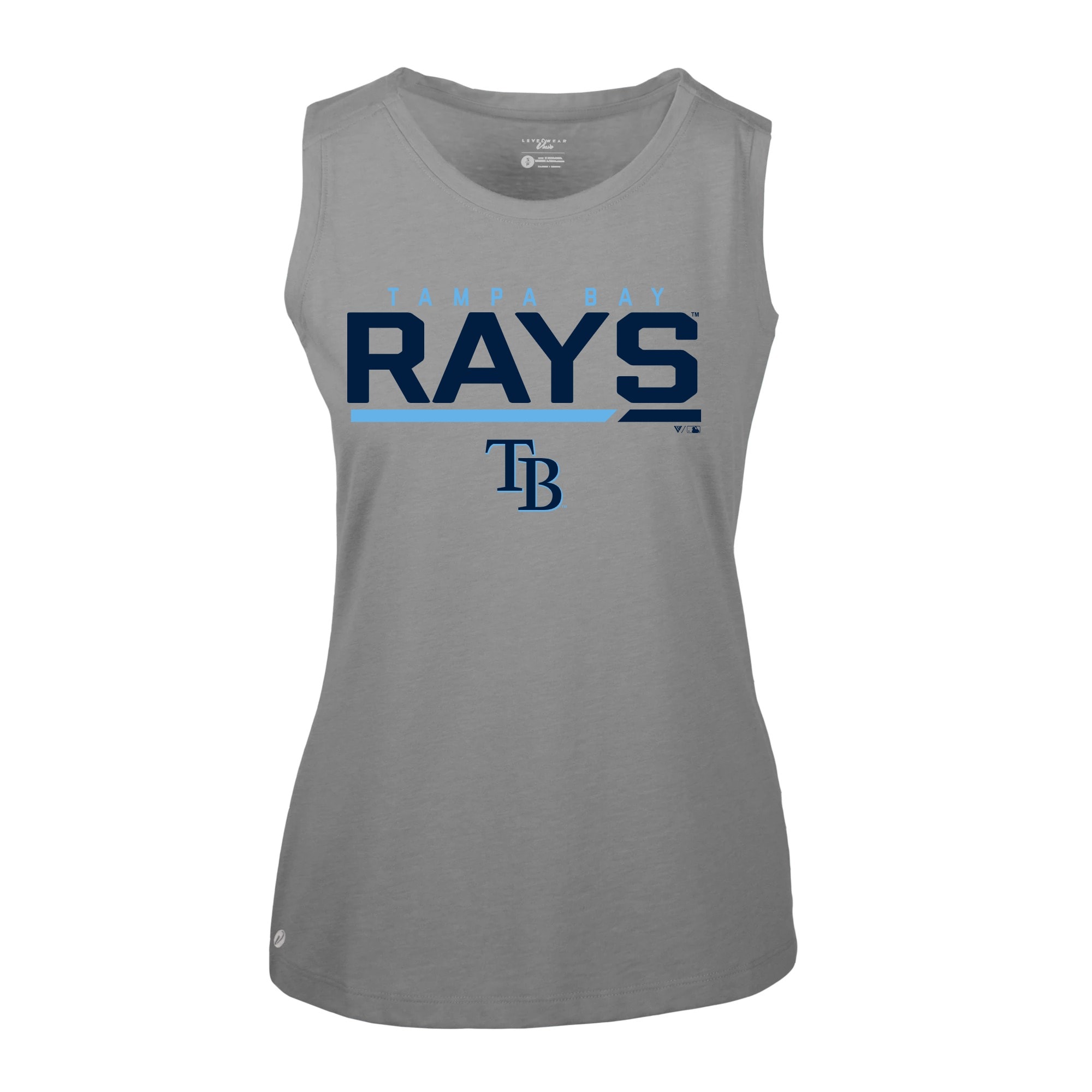 Women's Tampa Bay Rays Levelwear Steel Macy Muscle Tank Top