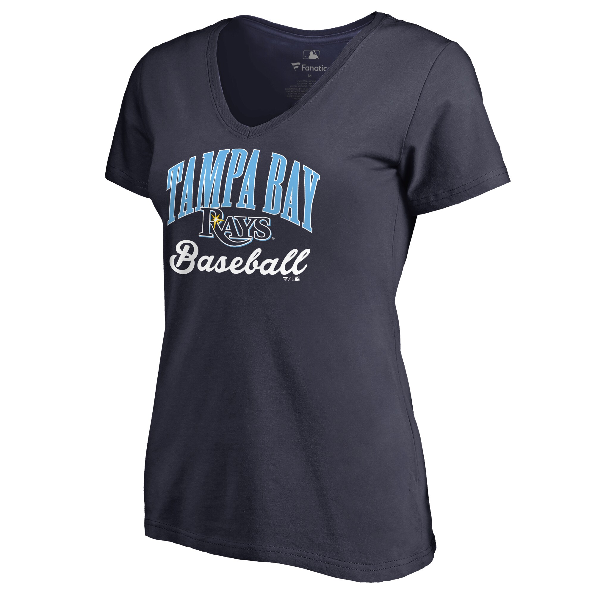 Women's Tampa Bay Rays Navy Victory Script T-Shirt