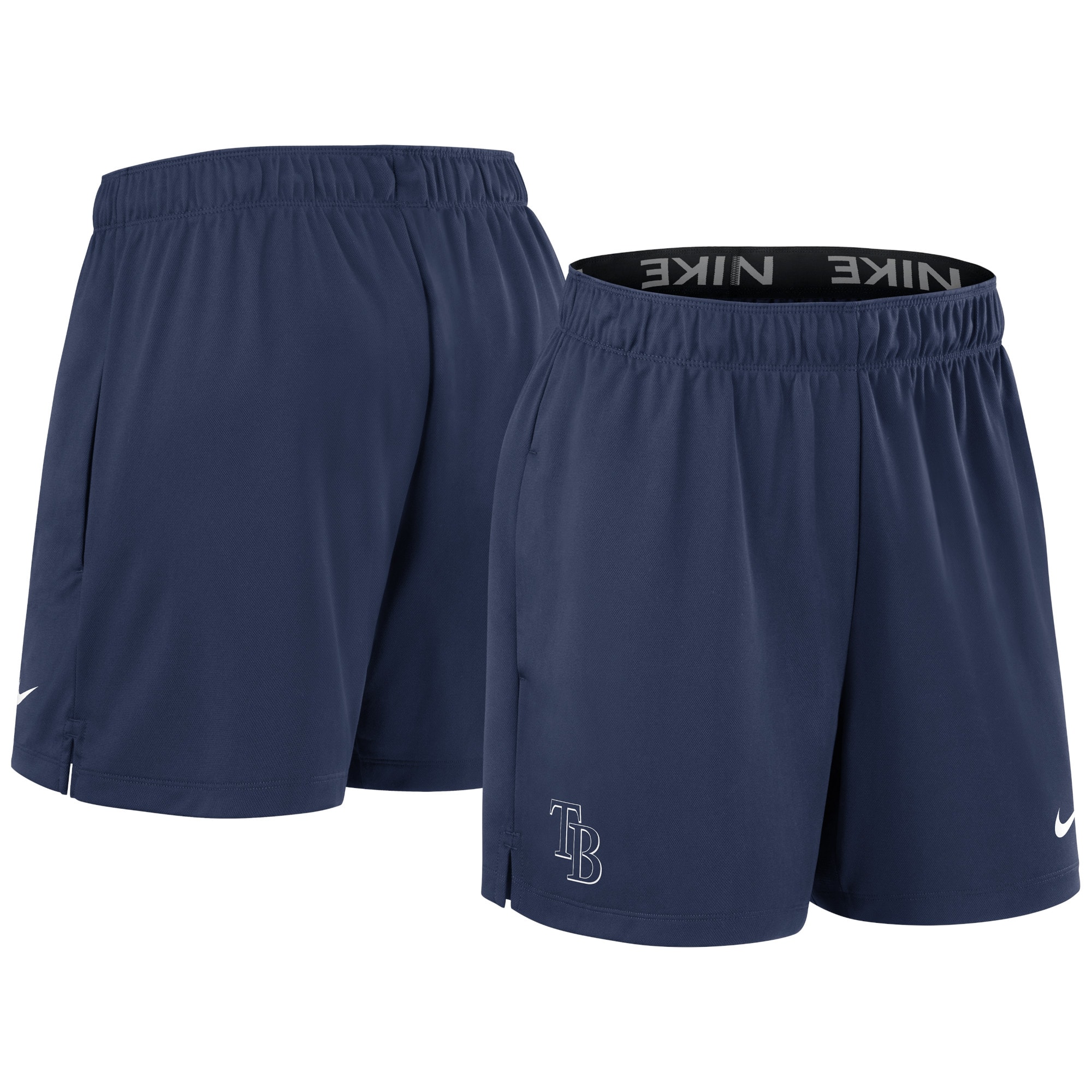 Women's Tampa Bay Rays Nike Navy Authentic Collection Knit Shorts