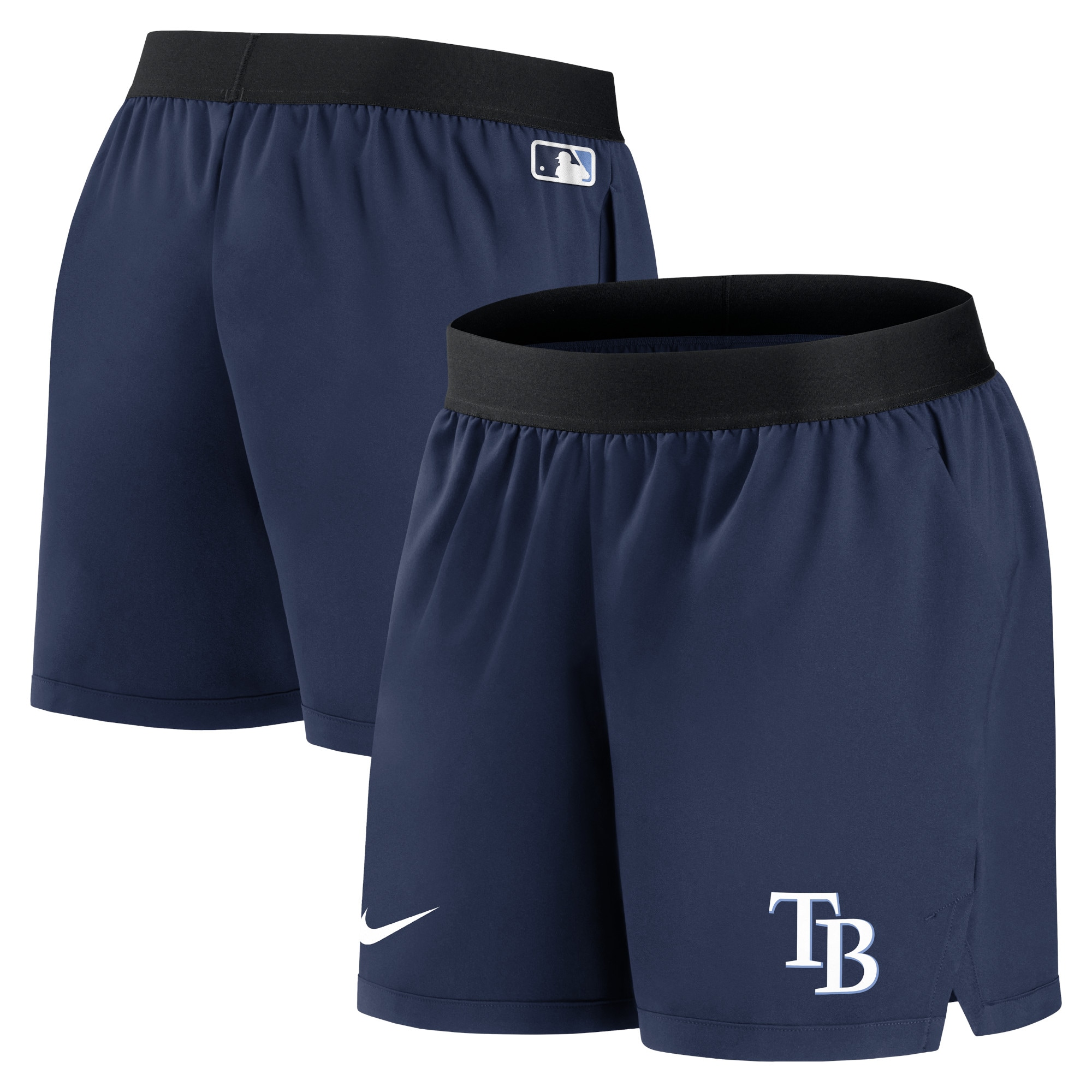 Women's Tampa Bay Rays Nike Navy Authentic Collection Team Performance Shorts