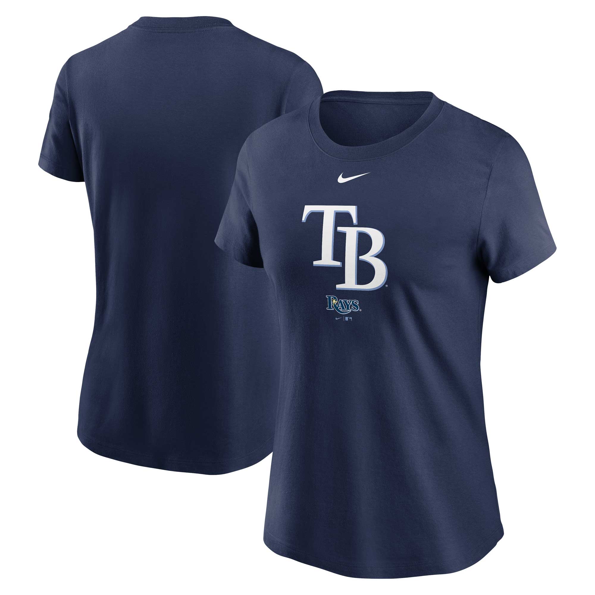 Women's Tampa Bay Rays  Nike Navy Local Nickname Lockup T-Shirt