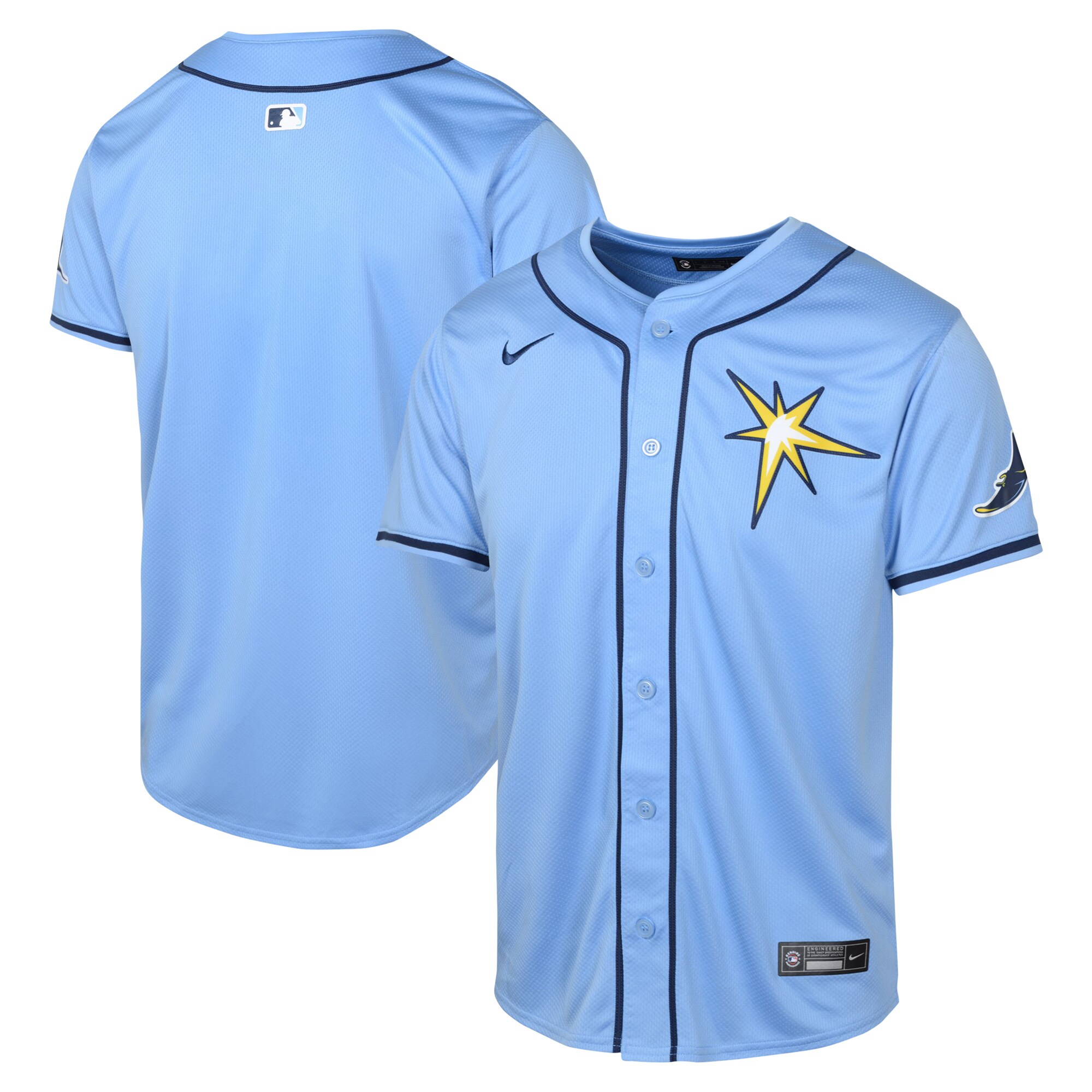 Youth Tampa Bay Rays NikeLight Blue Alternate Limited Jersey
