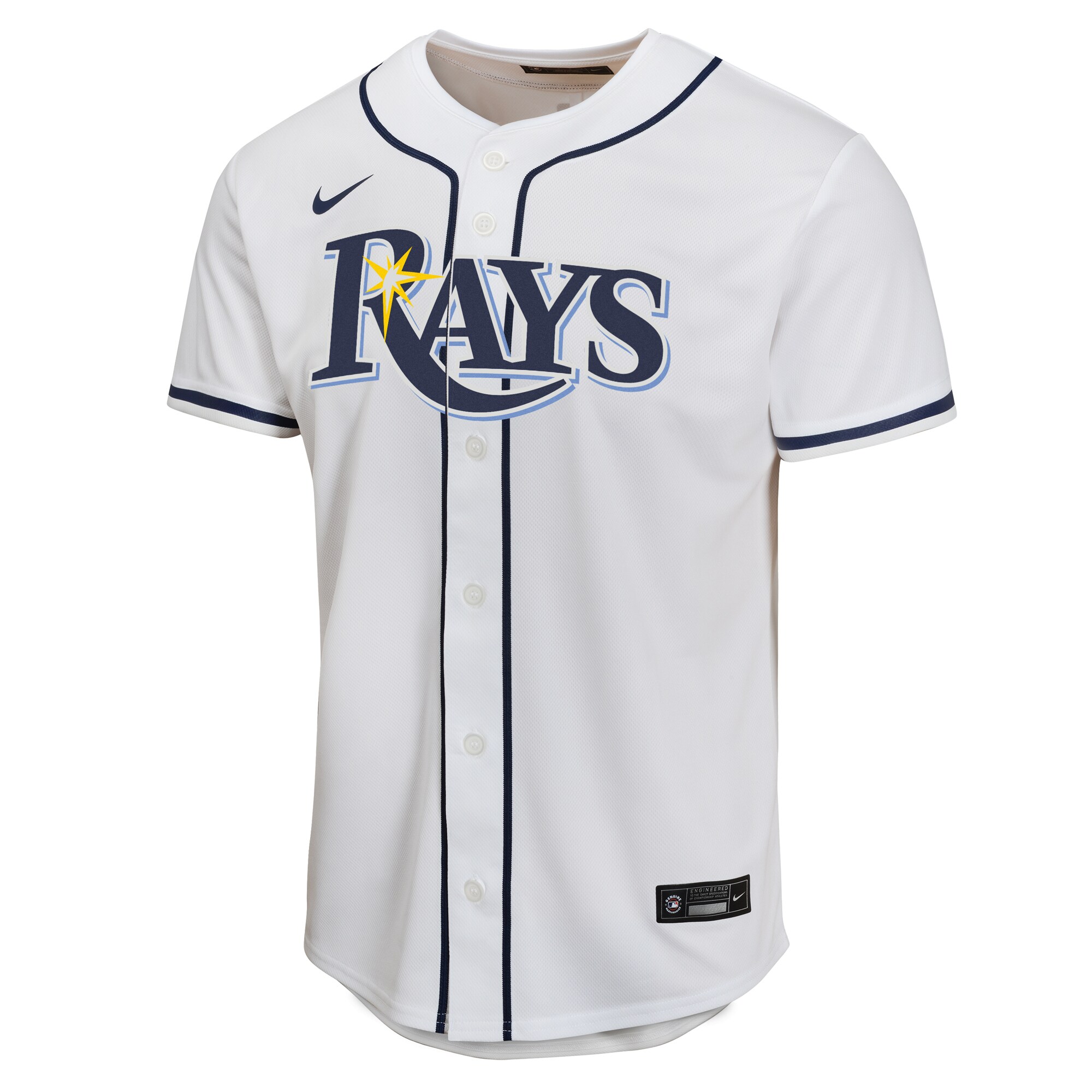 Youth Tampa Bay Rays Nike White Home Limited Jersey - Image 2