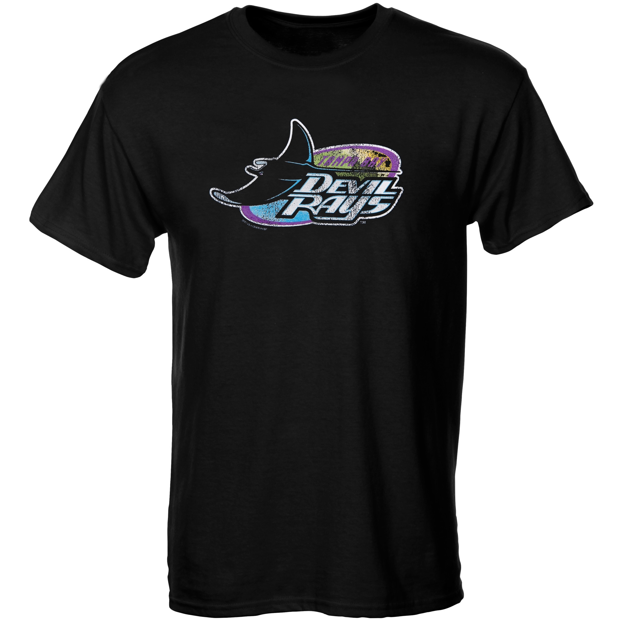 Youth Tampa Bay Rays Black Cooperstown T-Shirt