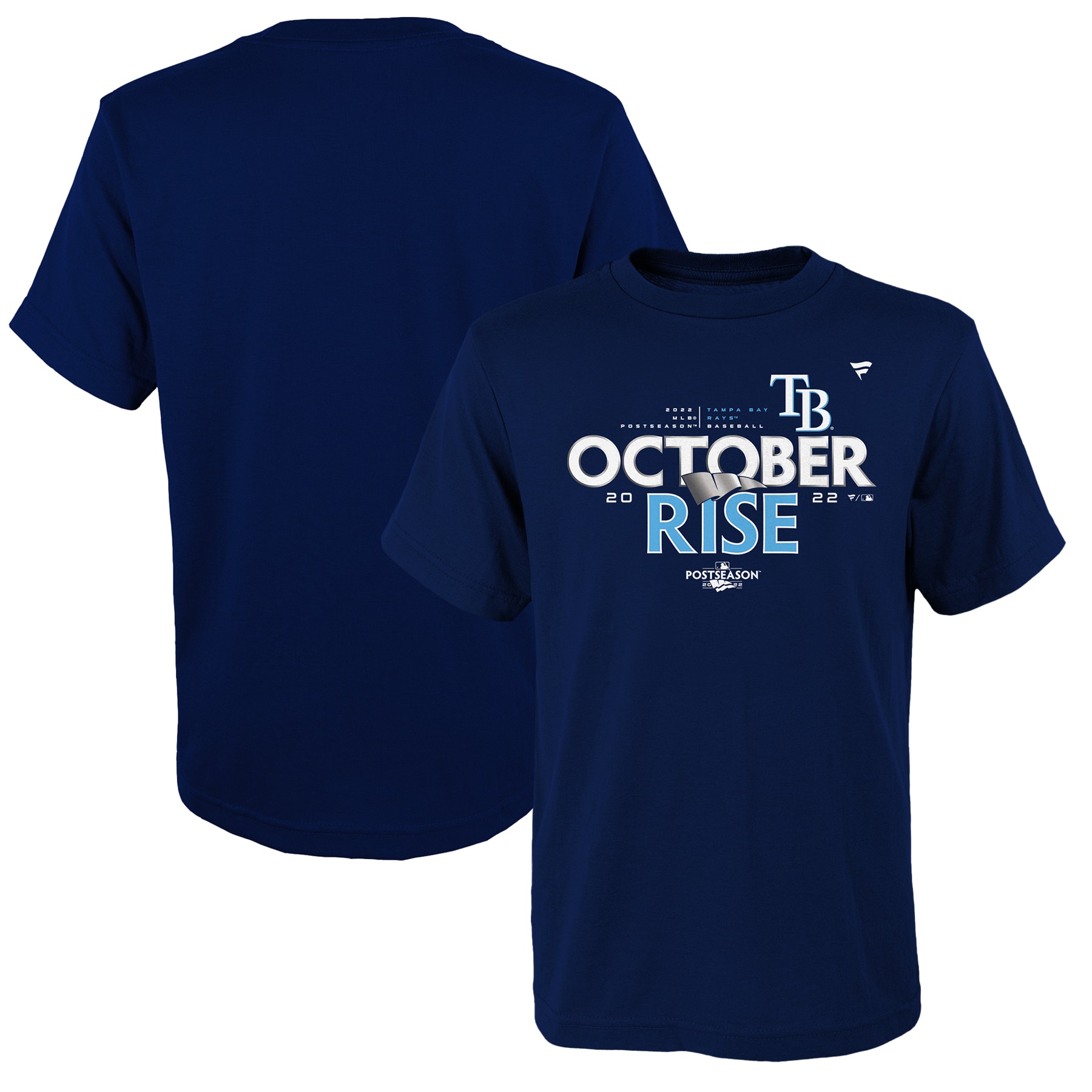 Youth Tampa Bay Rays  Branded Navy 2022 Postseason T-Shirt