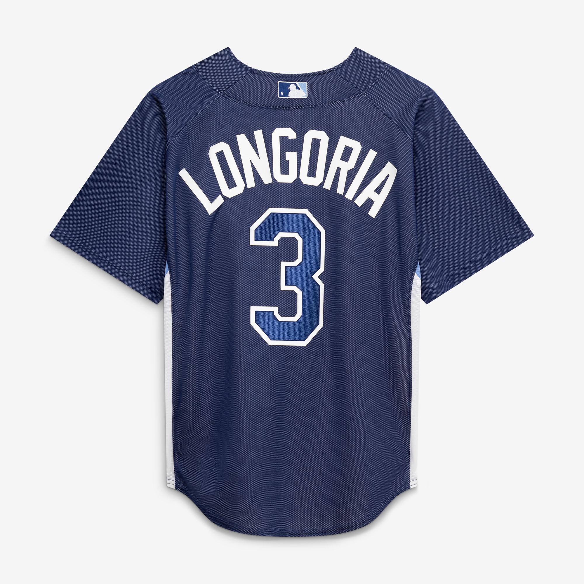 Men's Tampa Bay Rays Evan Longoria Mitchell & Ness Navy Authentic Batting Practice Jersey - Image 3