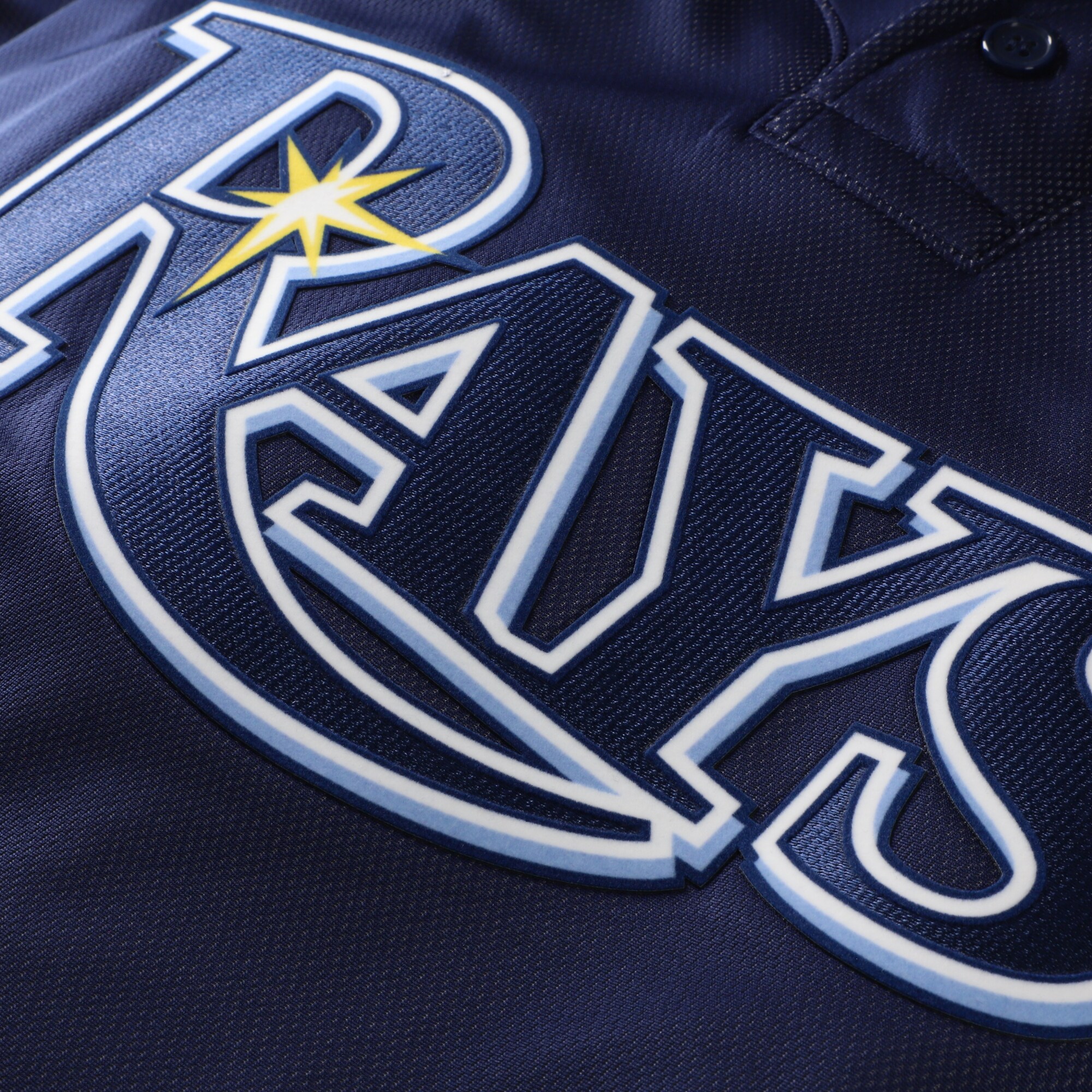 Men's Tampa Bay Rays Evan Longoria Mitchell & Ness Navy Authentic Batting Practice Jersey - Image 4