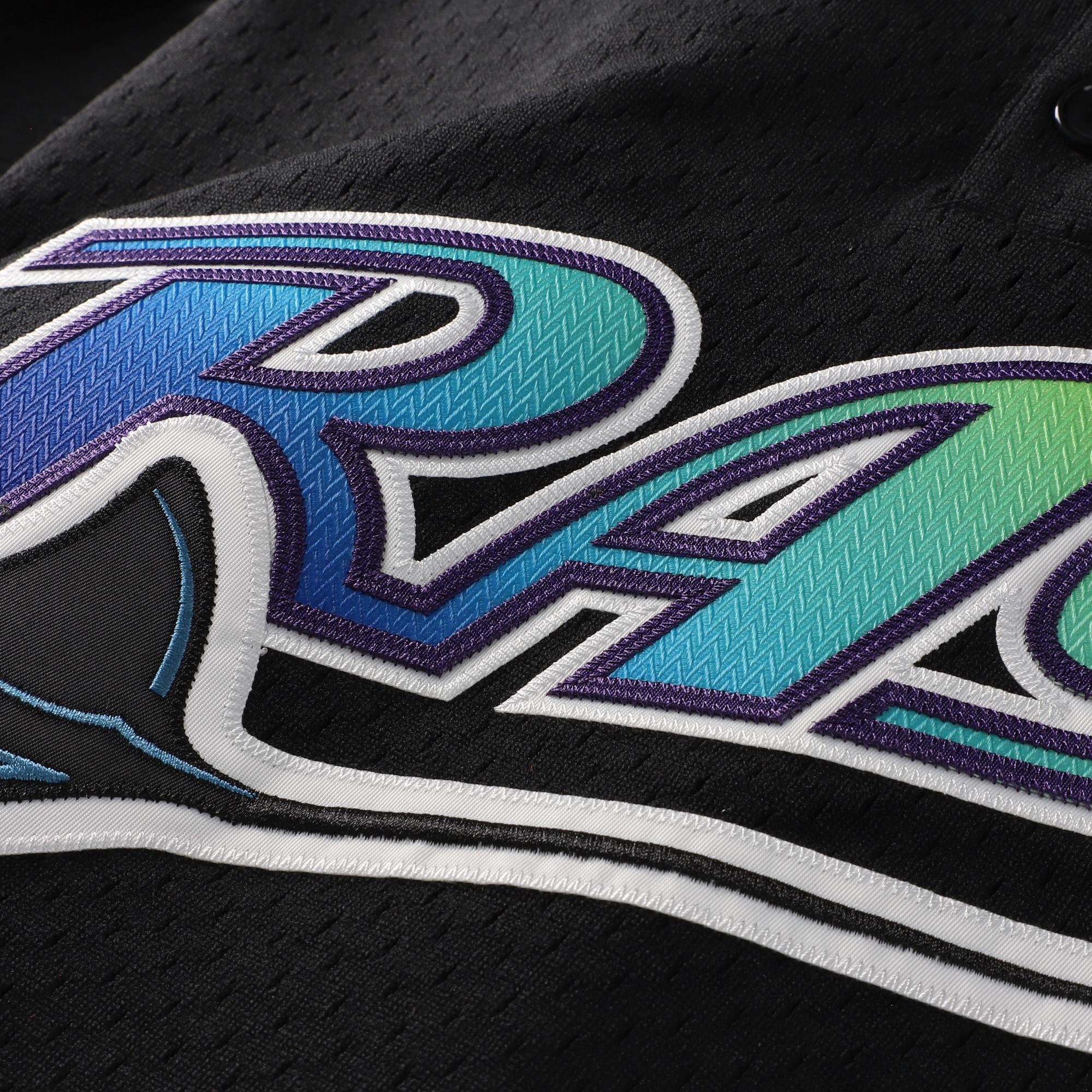 Men's Tampa Bay Rays Wade Boggs Mitchell & Ness Black Authentic Batting Practice Jersey - Image 4