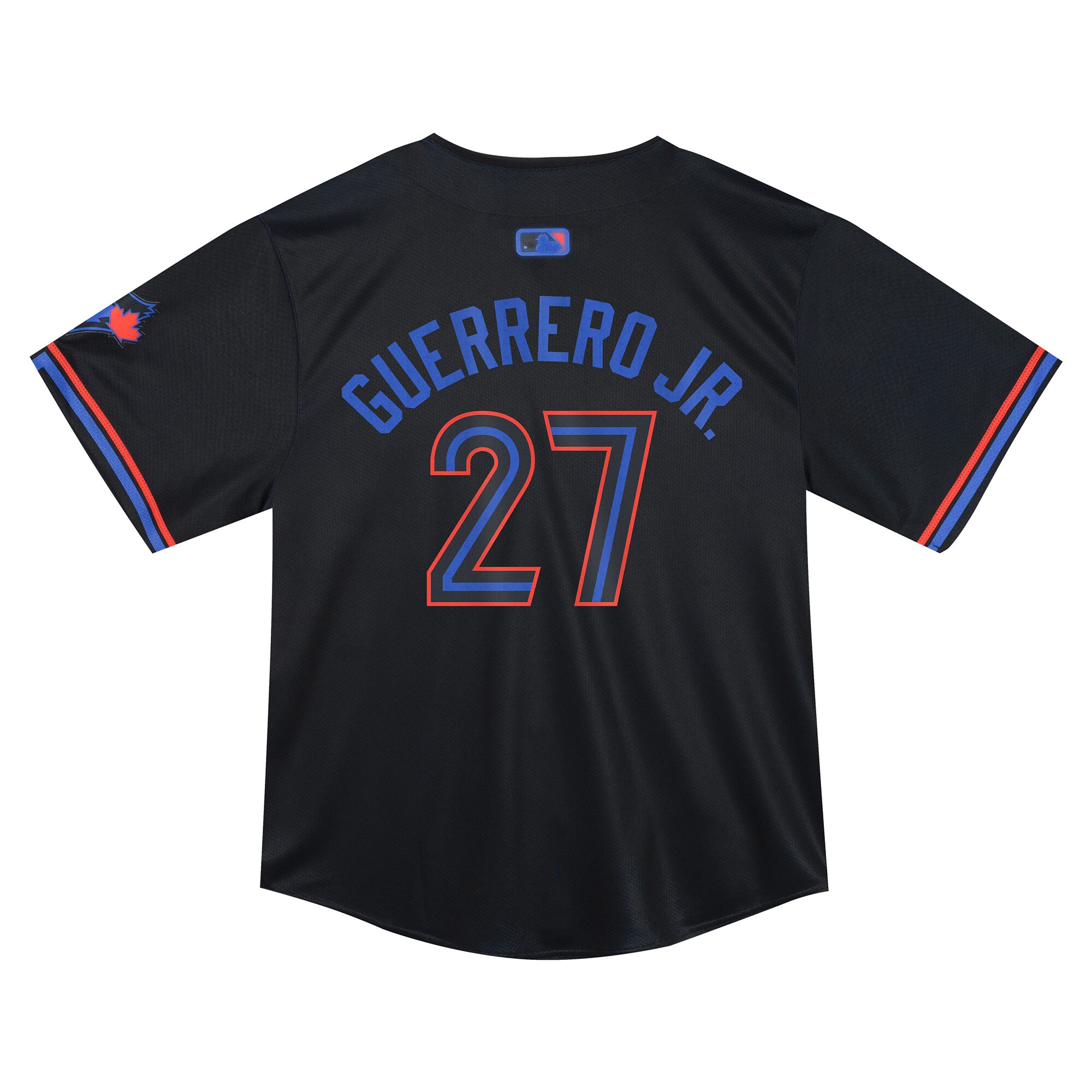 Toddler Toronto Blue Jays Vladimir Guerrero Nike Navy 2024 City Connect Limited Player Jersey - Image 3